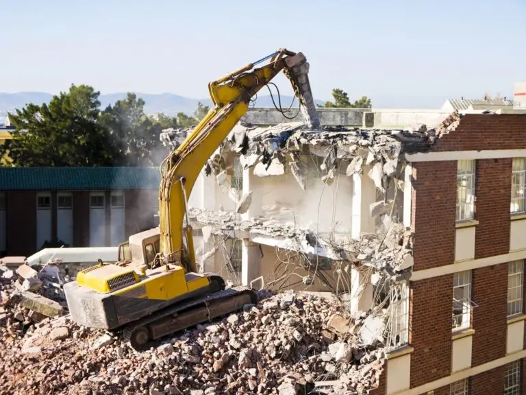 Demolition, and Backfilling